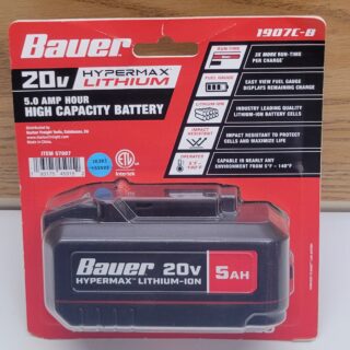 Bauer -1907C-B 20v -High Capacity -Battery