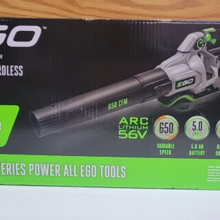EGO Power+ LB6504 650 CFM 56V Cordless Leaf Blower with Battery & Charger