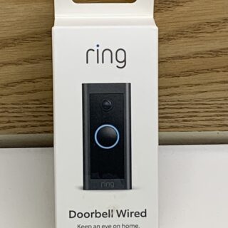 Ring Smart HD Video Doorbell Security Wired WiFi Camera - Black-