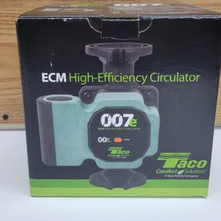 Taco 007e-2F4 007e Cast Iron ECM High-Efficiency Circulator Pump