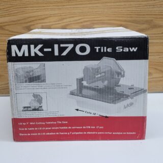 MK Diamond MK-170 1/2 HP 7" Wet Cutting Tile Saw (157222)